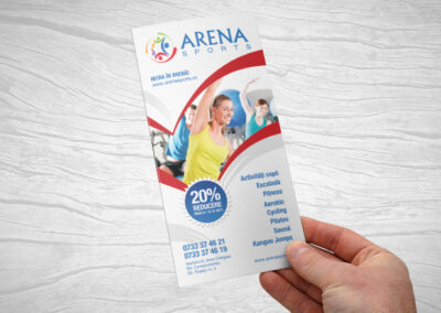 arena sports flyer